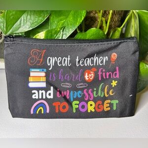 💜4for$20💜 Teacher Quote Pouch